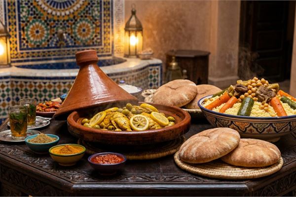 La Gastronomie Marocaine : Un Voyage des Sens au Cœur du Maroc